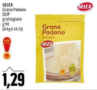 Madis Selex Grana Padano DOP Grattugiato g 90 offerta