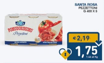 SeBón Supermercati Santa Rosa Pezzettoni g 400 x 3 offerta