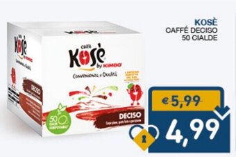 SeBón Supermercati Kosè Caffé Deciso 50 Cialde offerta