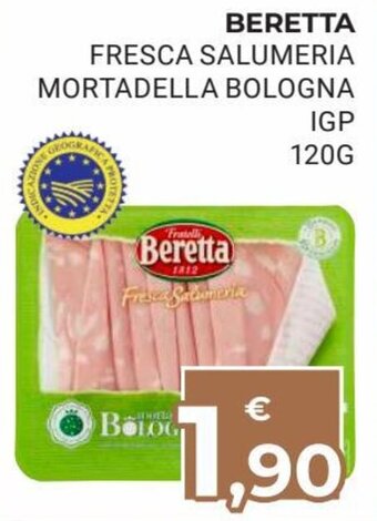 Eté Beretta Fresca Salumeria Mortadella Bologna IGP 120 g offerta