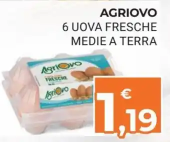 Eté Agriovo 6 Uova Fresche Medie A Terra offerta