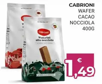Cabrioni Wafer Cacao Nocciola 400 g