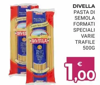 Eté Divella Pasta di Semola Formati Speciali Varie Trafile 500 g offerta