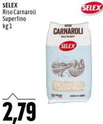 Madis Selex Riso Carnaroli Supefino kg 1 offerta
