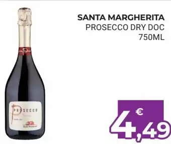 Eté Santa Margherita Prosecco Dry DOC 750 ml offerta