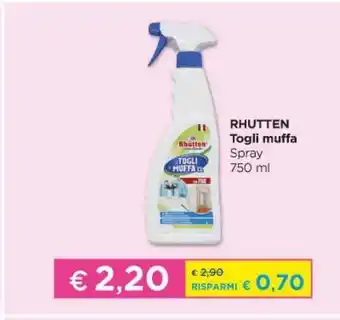 Acqua & Sapone Rhutten togli muffa spray 750ml offerta