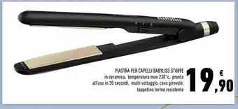Conad Superstore Piastra capelli babyliss offerta