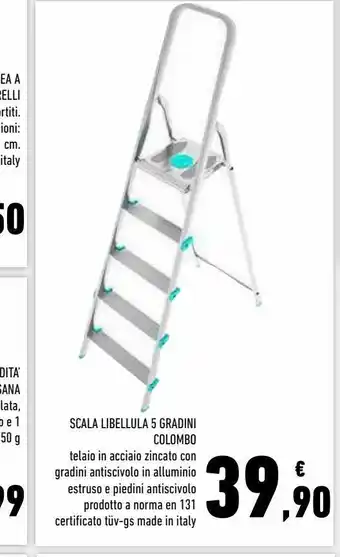 Conad Superstore Scala libellula 5 gradini colombo offerta