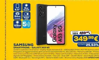 Euronics Smartphone galaxy a53 5g samsung offerta