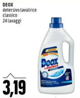 Madis Deox Detersivo Lavatrice Classico 24 Lavaggi offerta