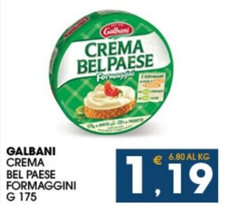 SeBón Supermercati Galbani Crema Bel Paese Formaggini g 175 offerta