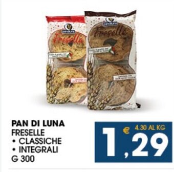 SeBón Supermercati Pan di Luna Freselle Classiche/Integrali g 300 offerta