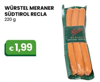Würstel Meraner Südtirol Recla 220 g