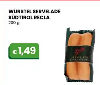 Gala Supermercati Würstel Servelade Südtirol Recla 200g offerta