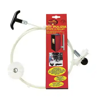 Brico Io Best fire kit pulizia stufe a pellet, asta flessibile, 3 scovolini offerta