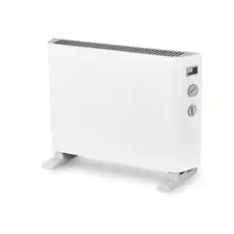 Brico Io Termoconvettore da pavimento, 2000w, tre livelli di potenza 750/1250/2000w, 10/15 mq riscaldabili, colore bianco. offerta