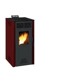 Brico Io Invicta stufa a pellet adrano 7kw - rosso offerta
