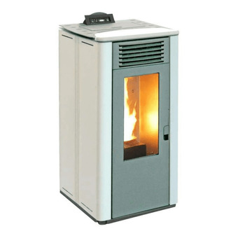 Brico Io Canadian stove stufa a pellet 8,87 kw, resa termica fino a 92,7%. capacità serbatoio 13 kg. offerta