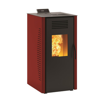 Brico Io Invicta stufa a pellet con struttura in acciaio, potenza 8 kw, rendimento 88,7%, serbatoio kg 15, kit wi-fi e bluetooth per c offerta