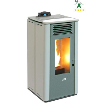 Brico Io Canadian stove stufa a pellet da 10kw ad alta efficienza, molto elegante e d'arredo grazie al top in ceramica e alle pareti i offerta