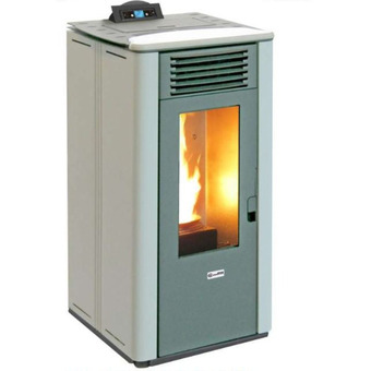 Brico Io Canadian stove stufa a pellet da 10kw ad alta efficienza, molto elegante e d'arredo grazie al top in ceramica e alle pareti i offerta