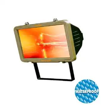 Riscaldatore a parete infra waterproof 1300w ip54