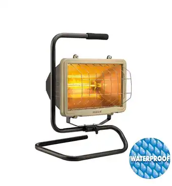 Bricocenter Riscaldatore a pavimento infra waterproof 1300w ip54 offerta