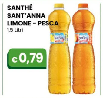Santhé Sant' Anna Limone - Pesca 1,5 Litri