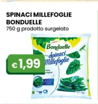Gala Supermercati Spinaci Millefoglie Bonduelle 750 g prodotto surgelato offerta