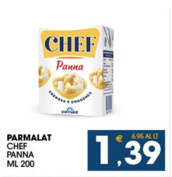 SeBón Supermercati Parmalat Chef Panna ml 200 offerta
