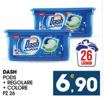 SeBón Supermercati Dash Pods Regolare/Colore pz 26 offerta