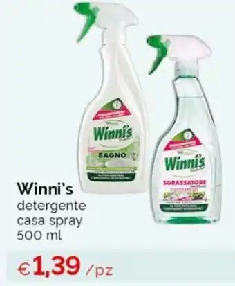 Acqua & Sapone Winni's detergente casa spray 500 ml offerta