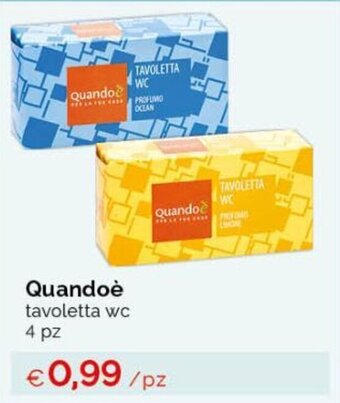 Acqua & Sapone Quandoè tavoletta wc 4 pz offerta