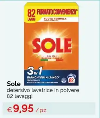 Acqua & Sapone Sole detersivo lavatrice in polvere 82 lavaggi offerta