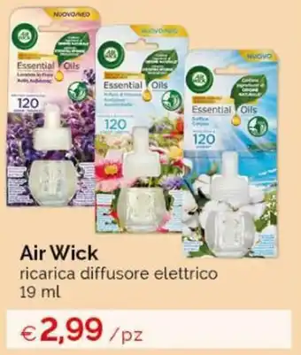 Acqua & Sapone Air Wick ricarica diffusore elettrico 19 ml offerta