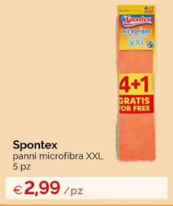 Acqua & Sapone Spontex panni microfibra XXL 5 pz offerta