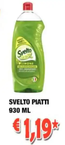Cossuto Svelto Piatti 930 ml offerta