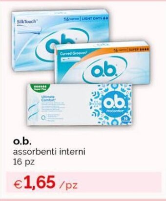 Acqua & Sapone O.B. assorbenti interni 16 pz offerta