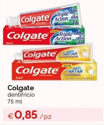 Acqua & Sapone Colgate Dentifricio 75 ml offerta