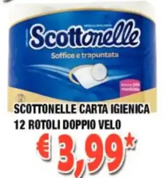 Cossuto Scottonelle Carta Igienica 12 Rotoli Doppio Velo offerta