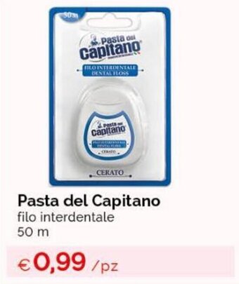 Acqua & Sapone Pasta del Capitano filo interdentale 50 m offerta