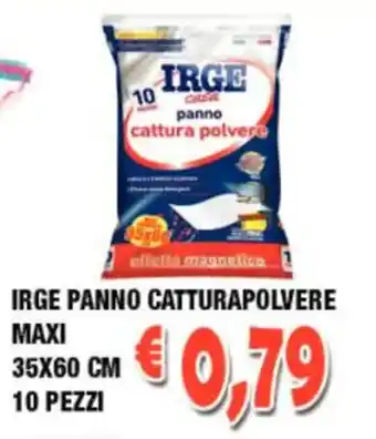 Cossuto Irge Panno Catturapolvere Maxi 35x60 cm 10 Pezzi offerta