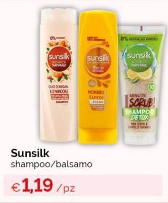Acqua & Sapone Sunsilk Shampoo/Balsamo offerta