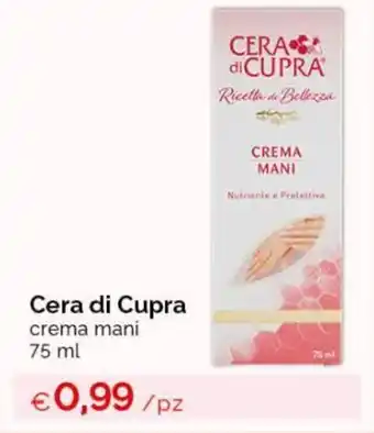 Acqua & Sapone Cera di Cupra Crema mani 75 ml offerta