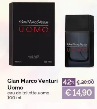 Acqua & Sapone Gian Marco Venturi Uomo eau de toilette uomo 100 ml offerta