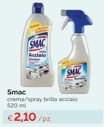 Prodet Smac crema/spray brilla acciaio 520 ml offerta