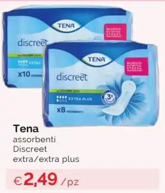 Prodet Tena Assorbenti Discreet extra/extra plus offerta