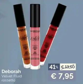 Prodet Deborah Velvet Fluid rossetto offerta