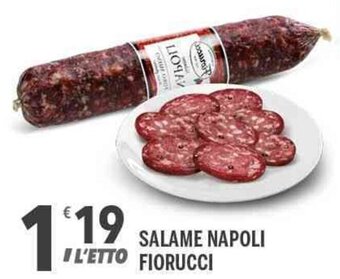 Supermercati Dok Fiorucci Salame Napoli offerta