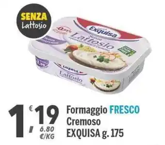 Supermercati Dok Exquisa Formaggio Fresco Cremoso g. 175 offerta